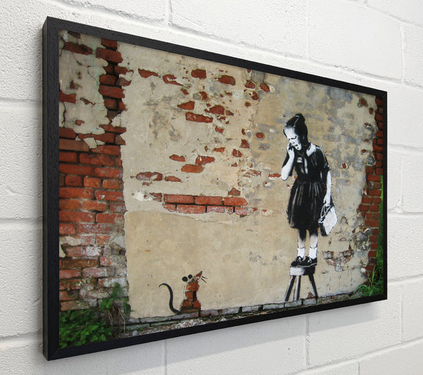 Banksy Red Riding Hood Spray