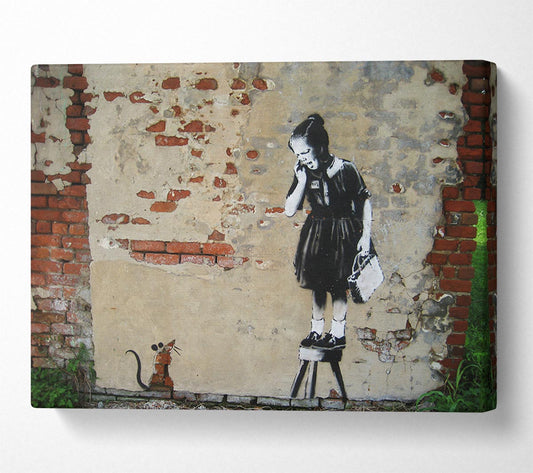 Red Riding Hood Spray Canvas Wall Art
