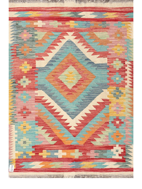 Maimana Afghanistan Kilim Rug - 151 x105 cm