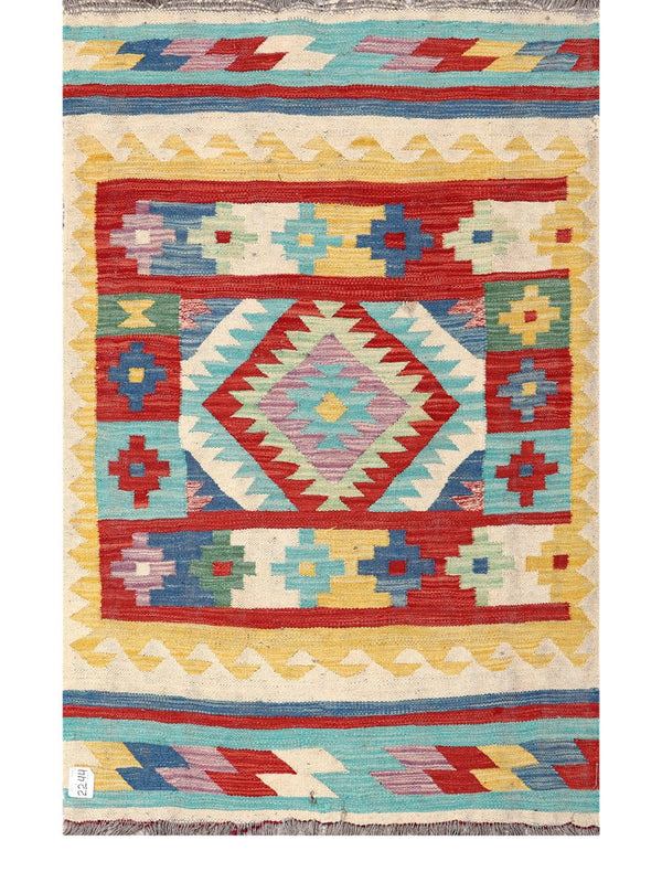 Maimana Afghanistan Kilim Rug - 150 x96 cm