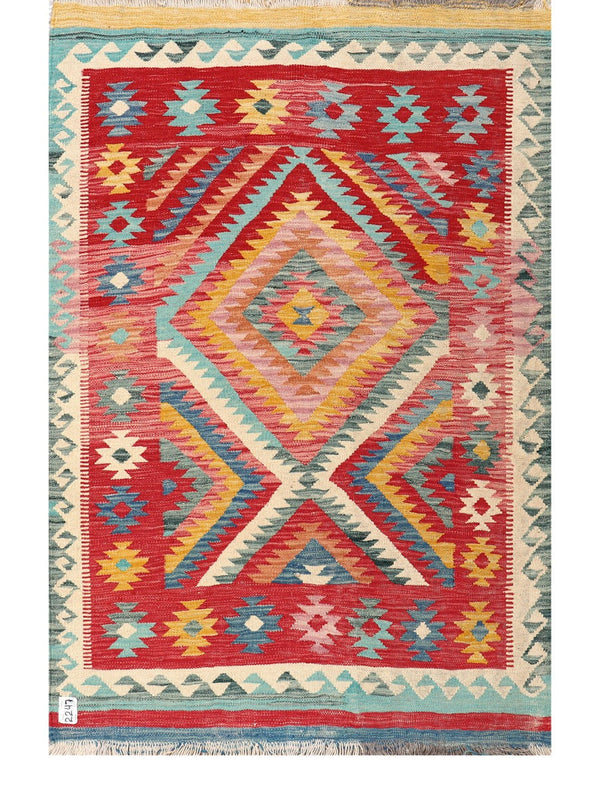 Maimana Afghanistan Kilim Rug - 154 x102 cm