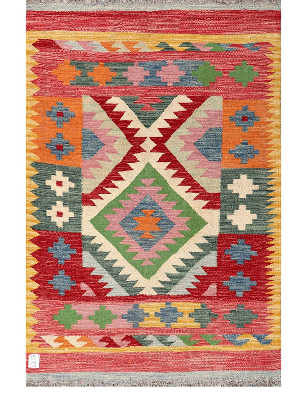 Maimana Afghanistan Kilim Rug - 158 x104 cm