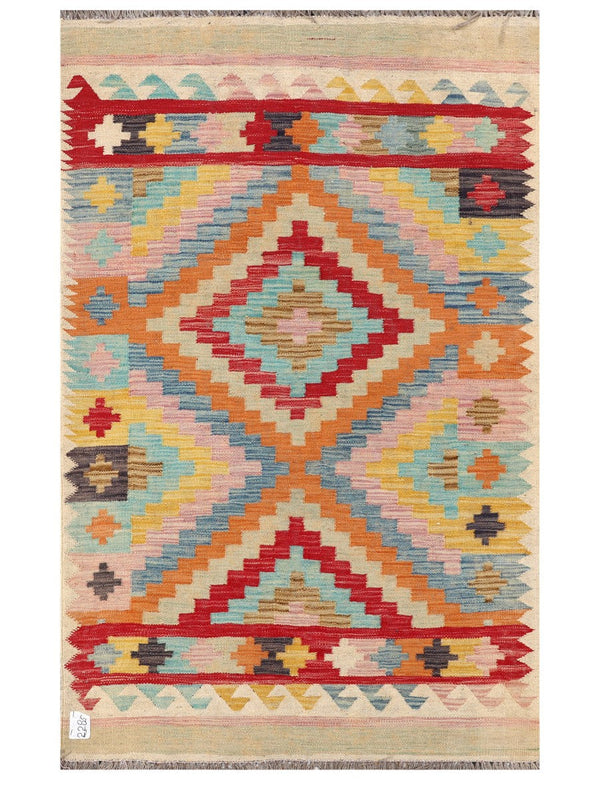 Maimana Afghanistan Kilim Rug - 160 x101 cm