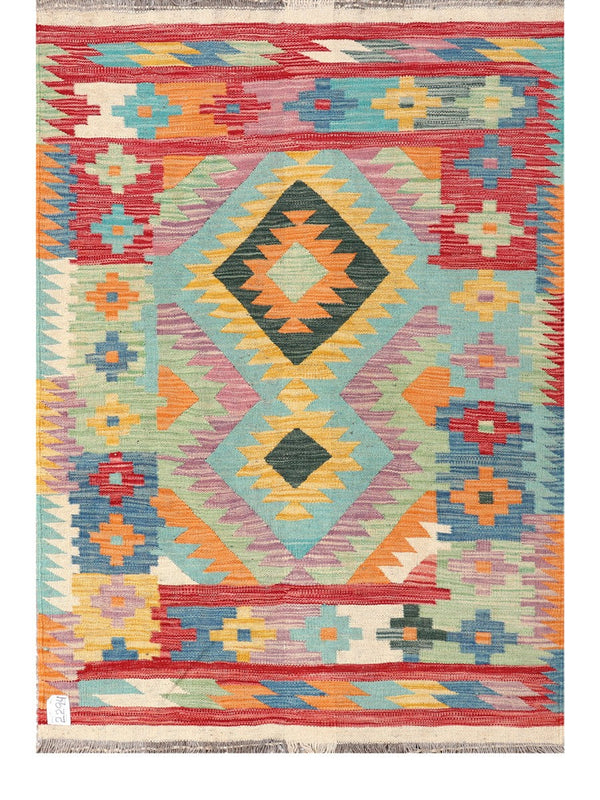 Maimana Afghanistan Kilim Rug - 149 x104 cm