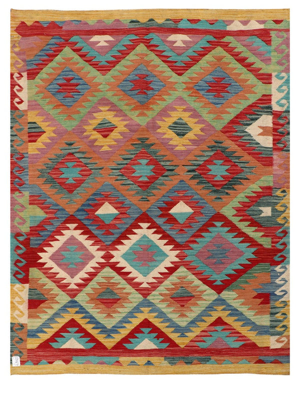 Maimana Afghanistan Kilim Rug - 201 x150 cm