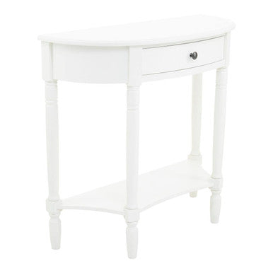 Heritage Semi Circle One Drawer Console Table