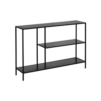 Acero Black Metal Console Table