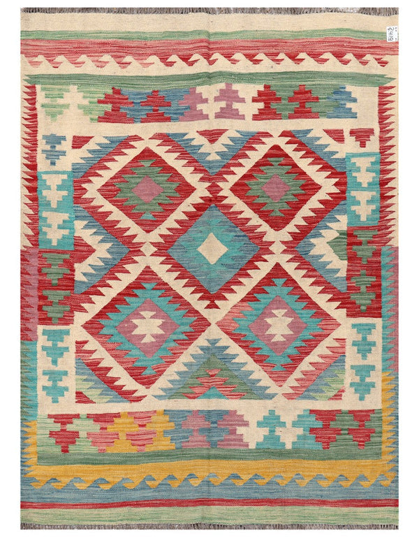 Maimana Afghanistan Kilim Rug - 207 x150 cm