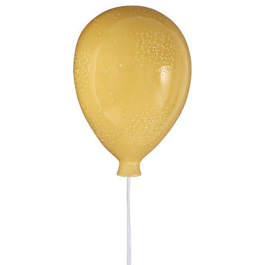 Ola Kids Yellow Balloon Ceramic Wall Night Light