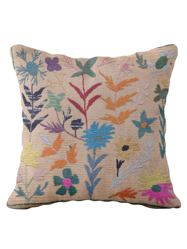 Suzani Hand Embroidered Cushion Cover - 45 x 45 cm