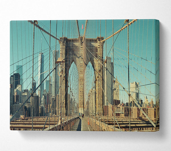 A Canvas Print of Amazing NYC Bridge Canvas Wall Art
