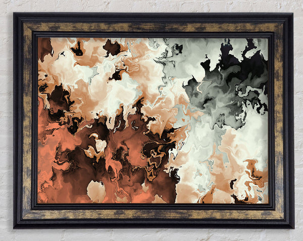 Paint Mix up Framed Print