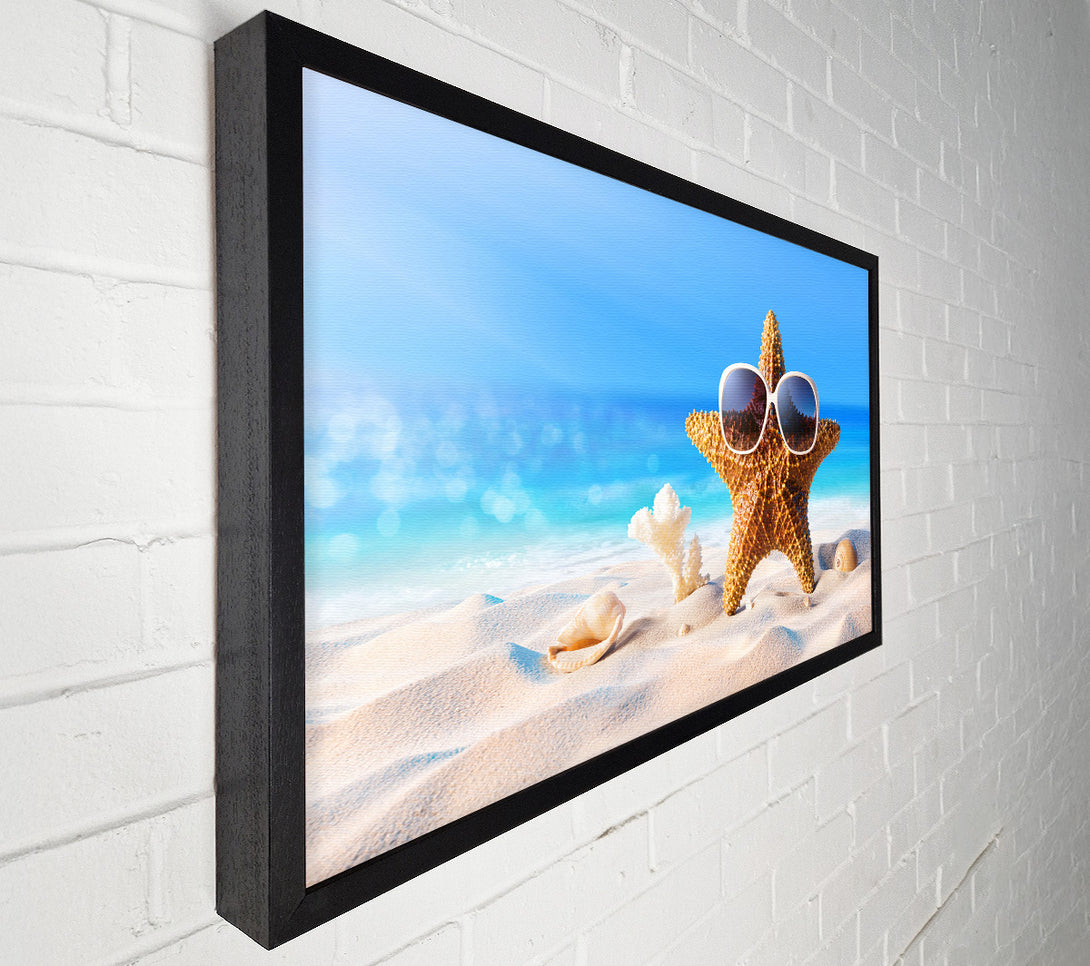  A Canvas Print of Cool Starfish Canvas Print