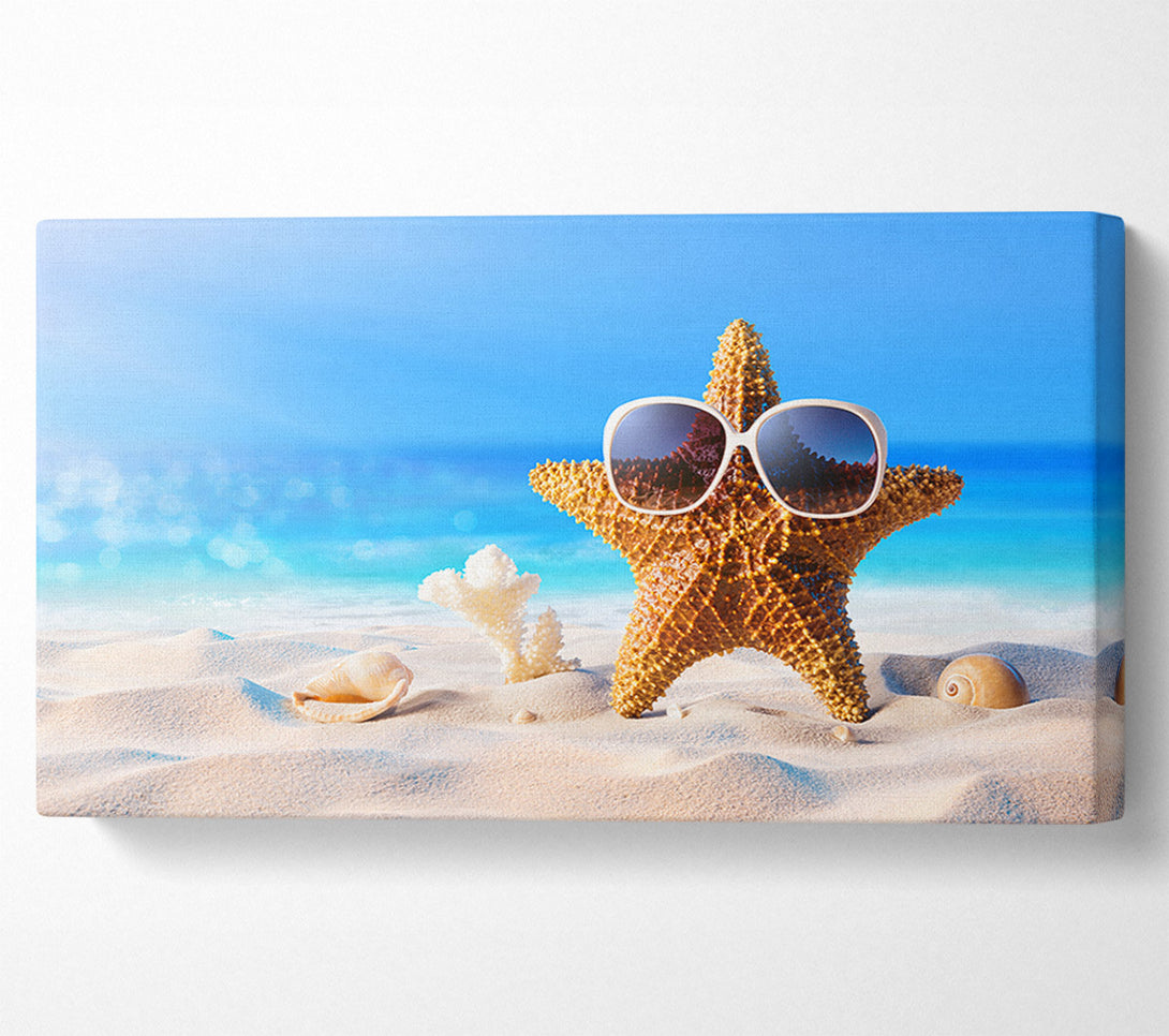  A Canvas Print of Cool Starfish Canvas Print
