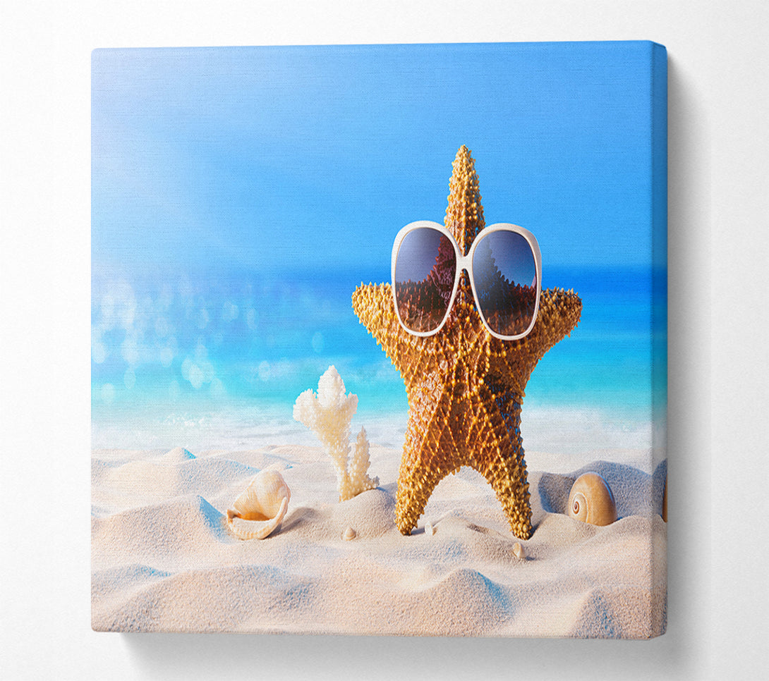  A Canvas Print of Cool Starfish Canvas Print