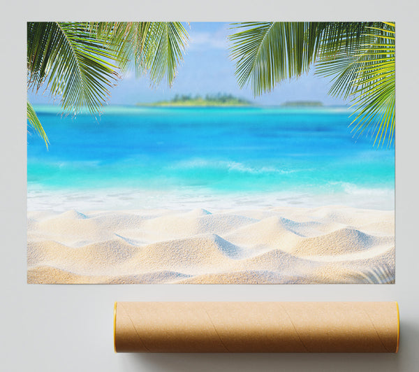 Palm Beach Island Sea Print