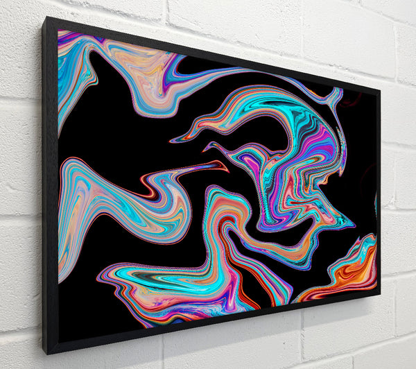 Neon Paints on black