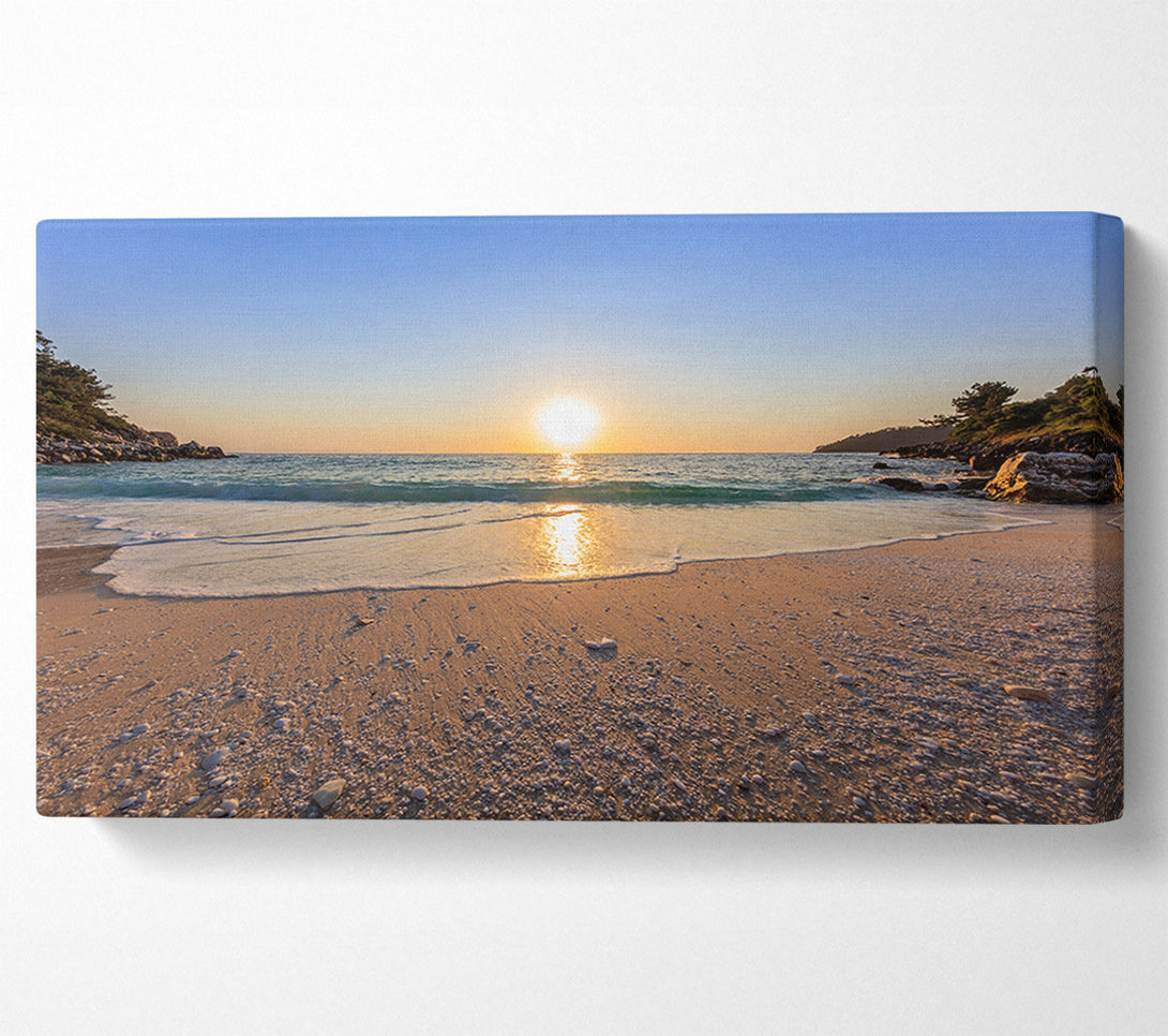  A Canvas Print of Sunrise on the cove Canvas Wall Art