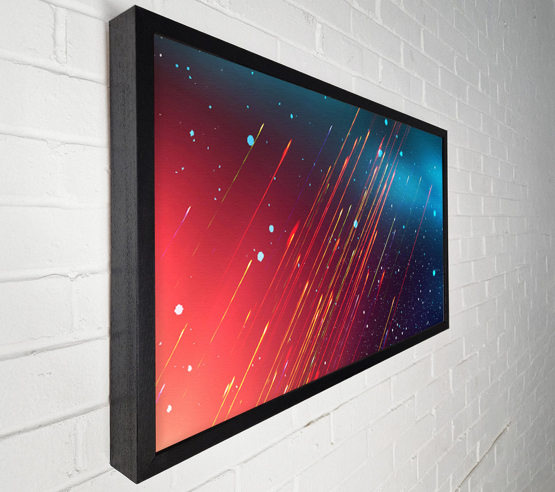  A Canvas Print of Lightbeam through the blues Canvas Print