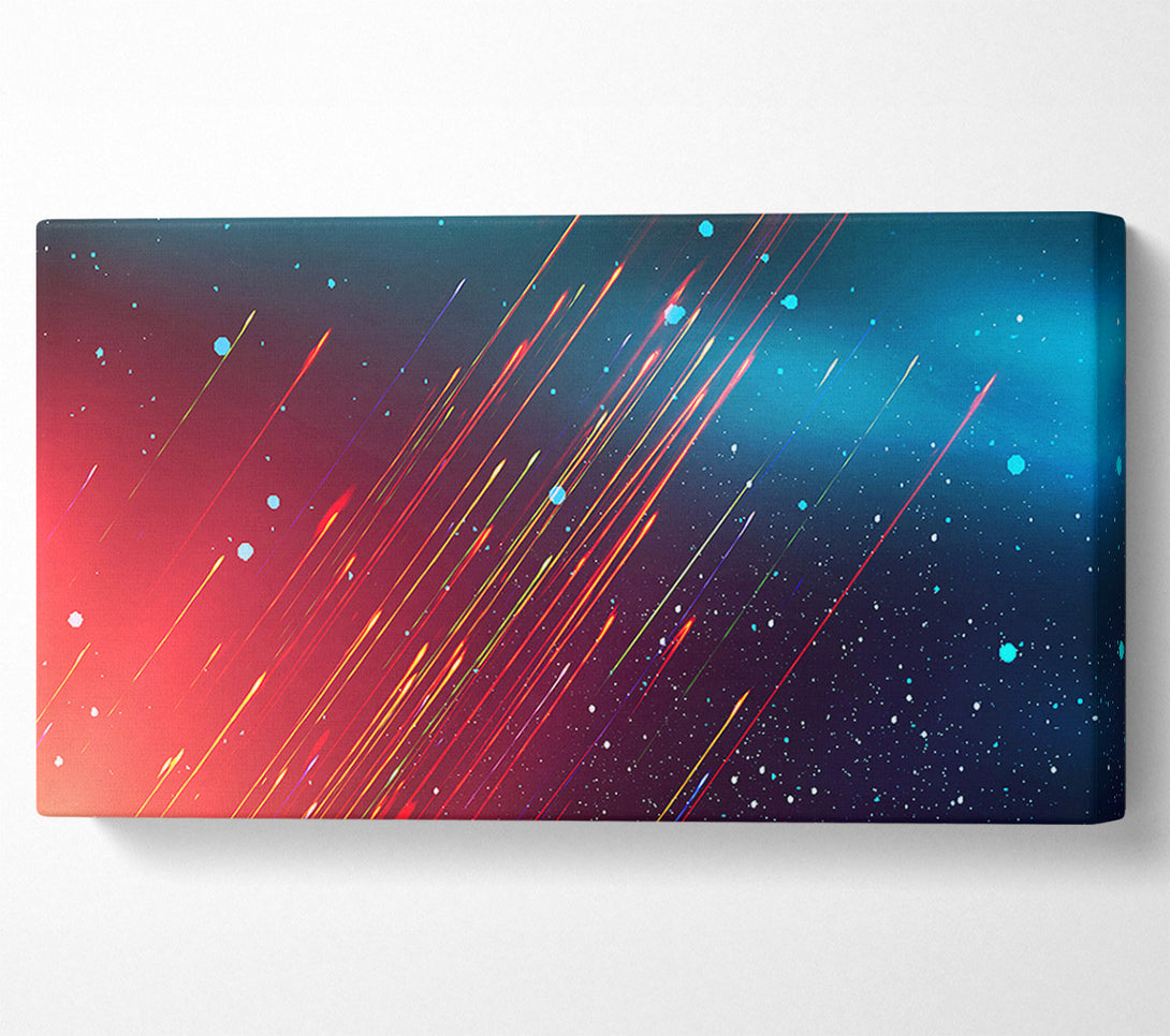  A Canvas Print of Lightbeam through the blues Canvas Print