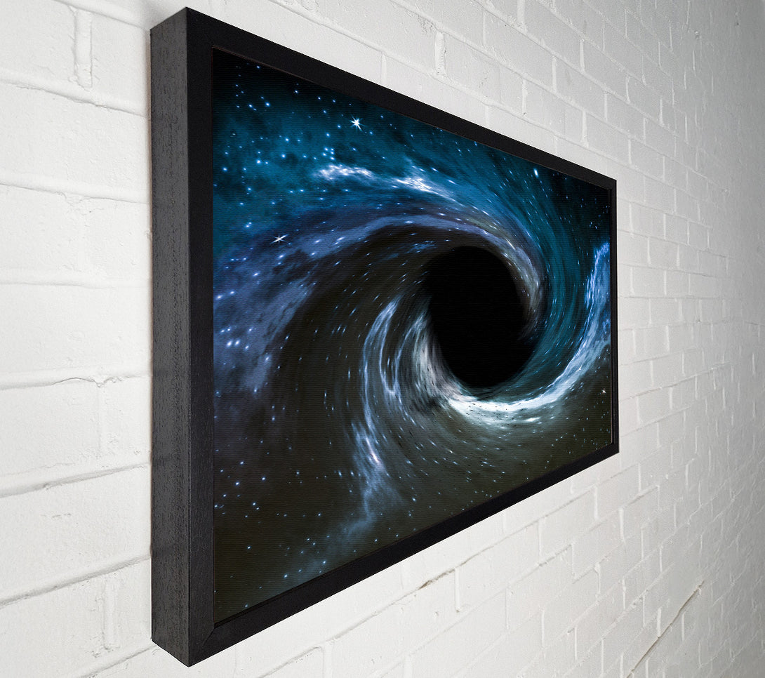  A Canvas Print of Vortex in space black hole Canvas Art