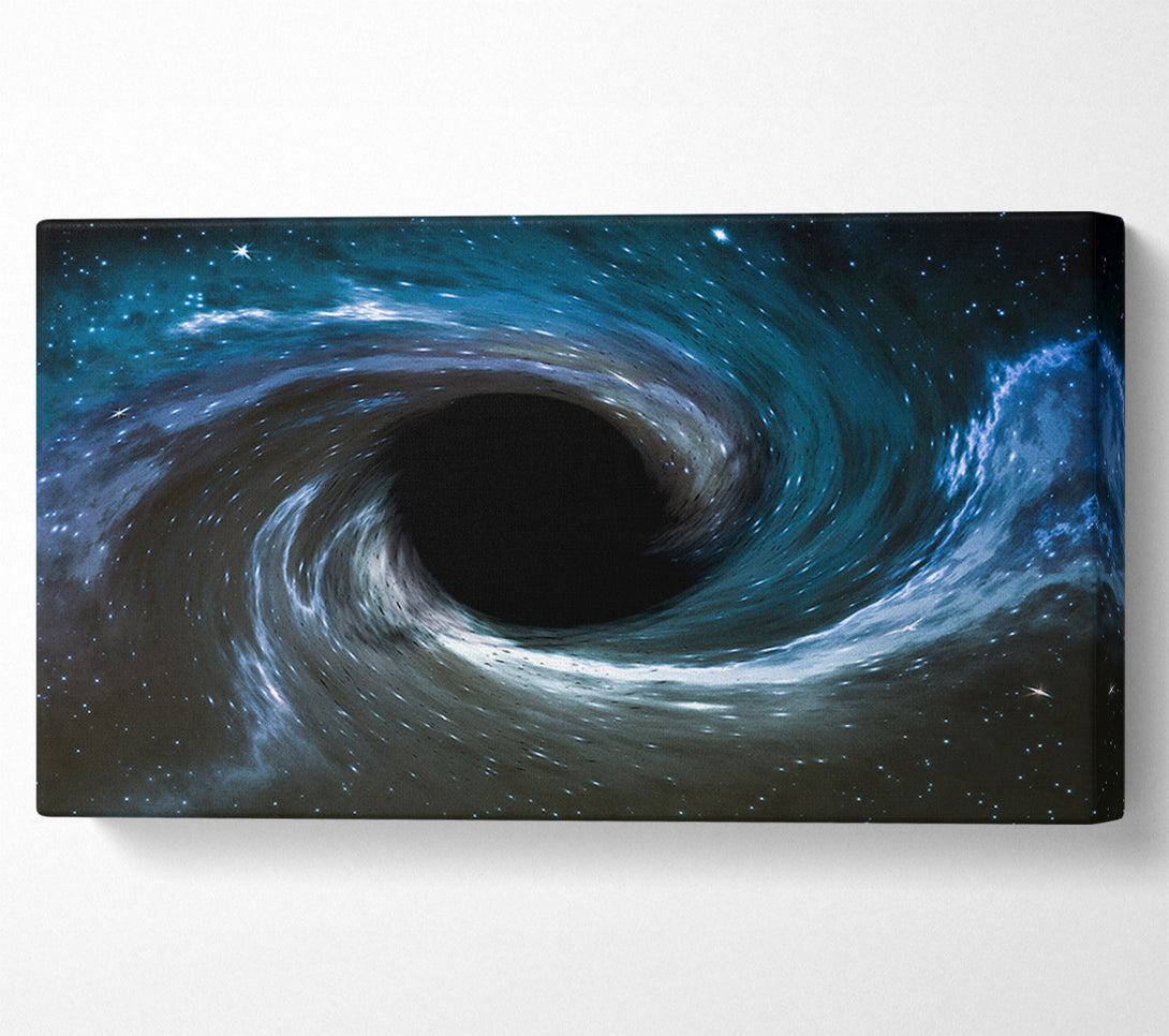  A Canvas Print of Vortex in space black hole Canvas Art