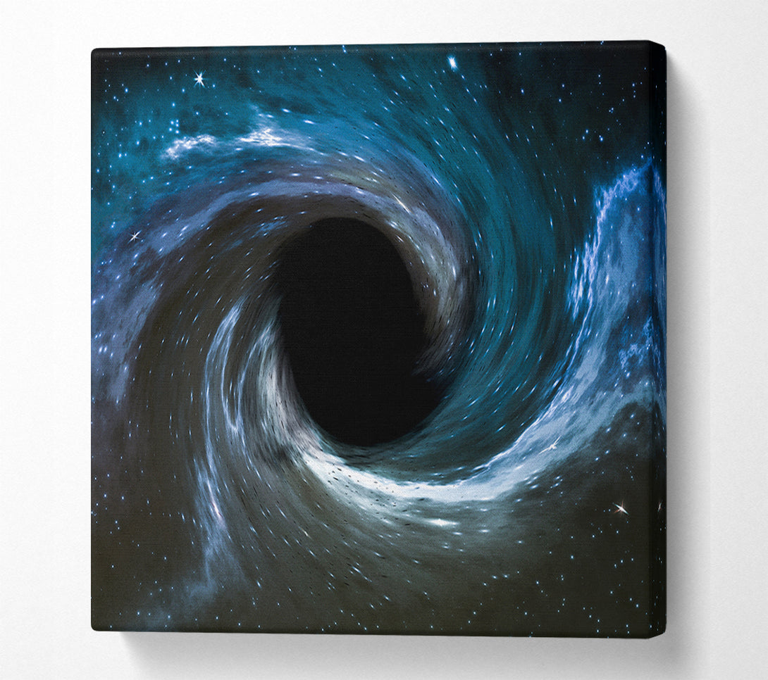  A Canvas Print of Vortex in space black hole Canvas Art