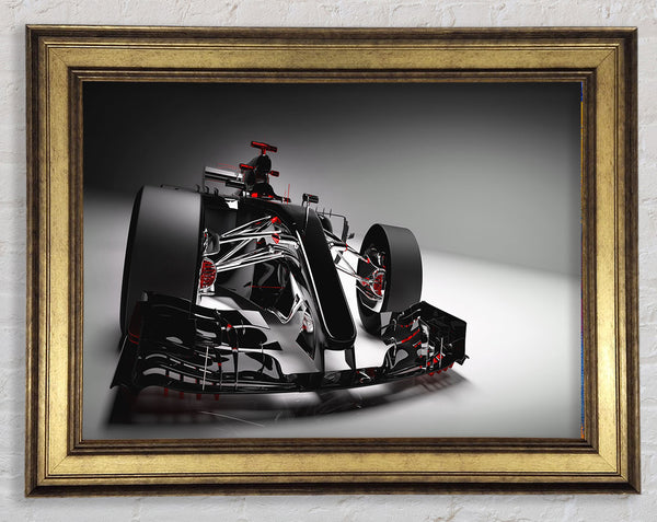 F1-Rennfahrer futuristisch