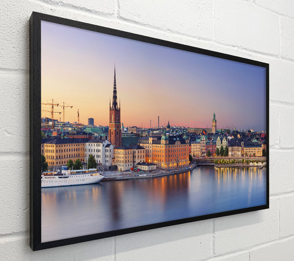 Stockholm city on the waterfront
