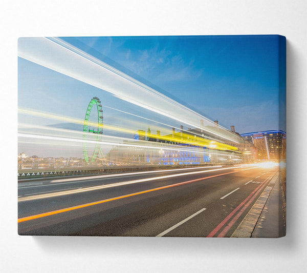  A Canvas Print of London Bridge Stream of light Canvas Wall Art