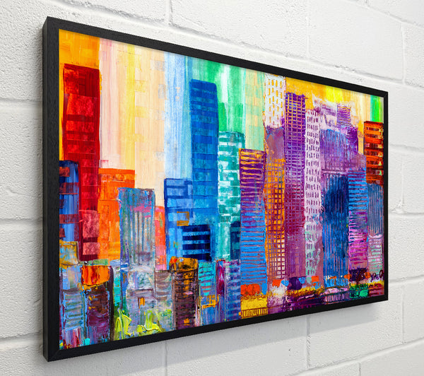 City of colour acrylic paint