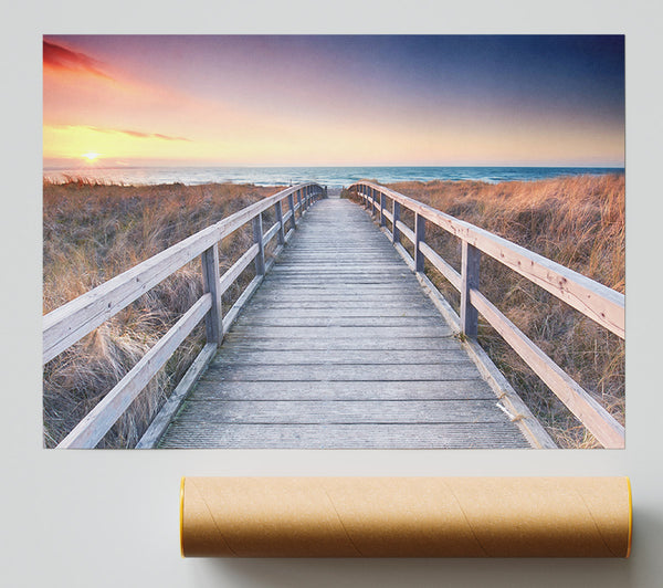 Brige To The Coast Poster