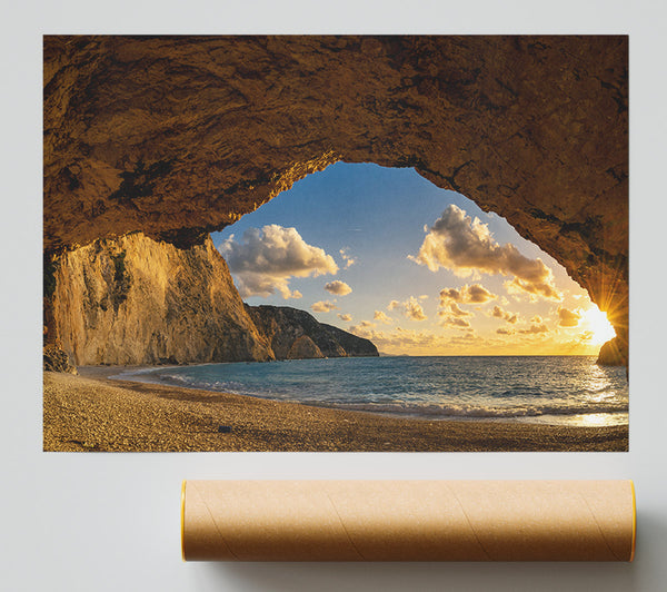 Cave On The Coast Giclee Print