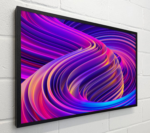 Purple and blue swirl