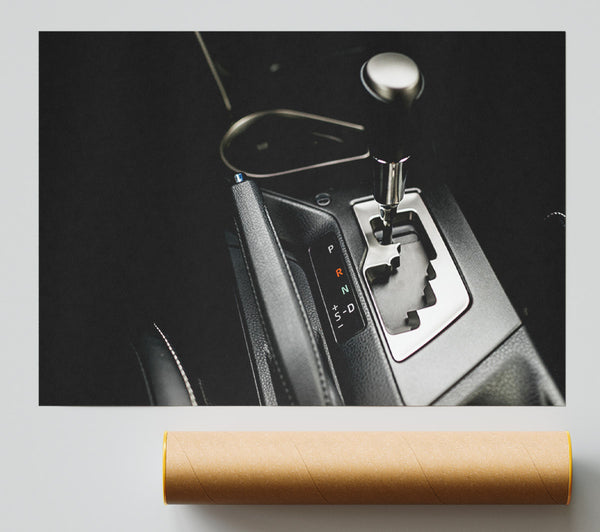 Car Automatic Selector Giclee Print