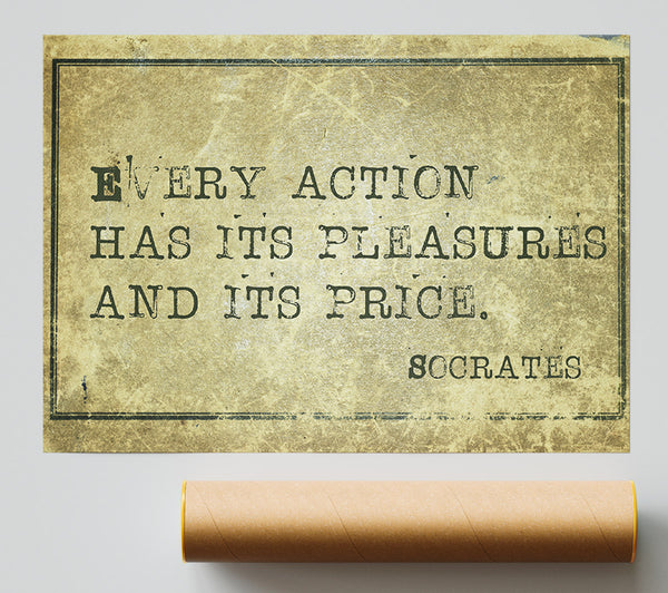 Socrates Quote Giclee Print