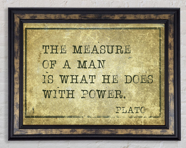 Plato Quote 2 Framed Print
