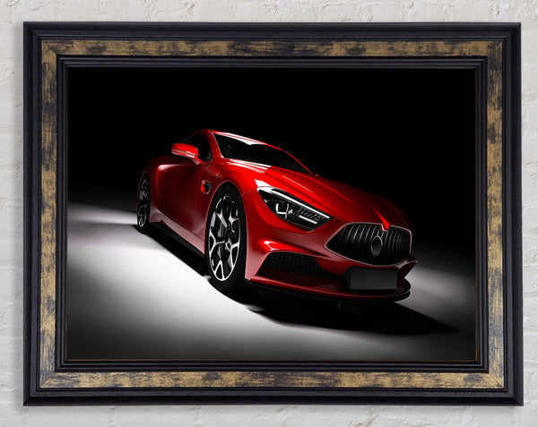 Mean looking Supercar Framed Print