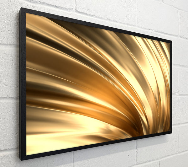 Gold textured fabric