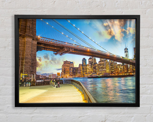 Up close and personal New york Framed Print