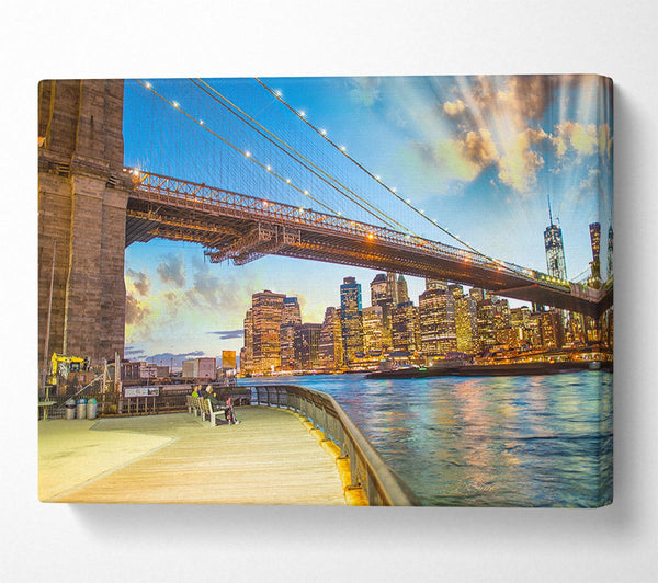 A Canvas Print of Up close and personal New york Canvas Print