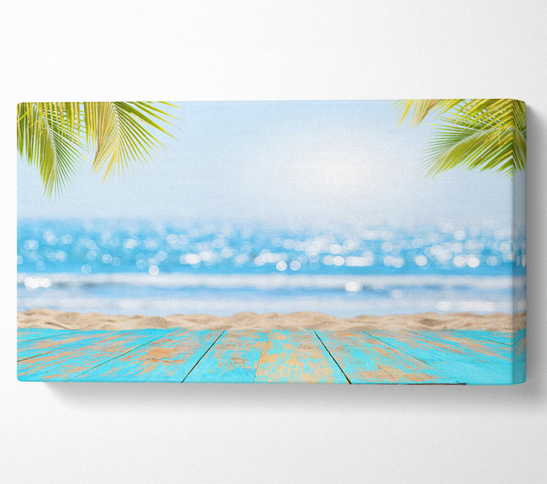  A Canvas Print of soft focus paradise Canvas Print