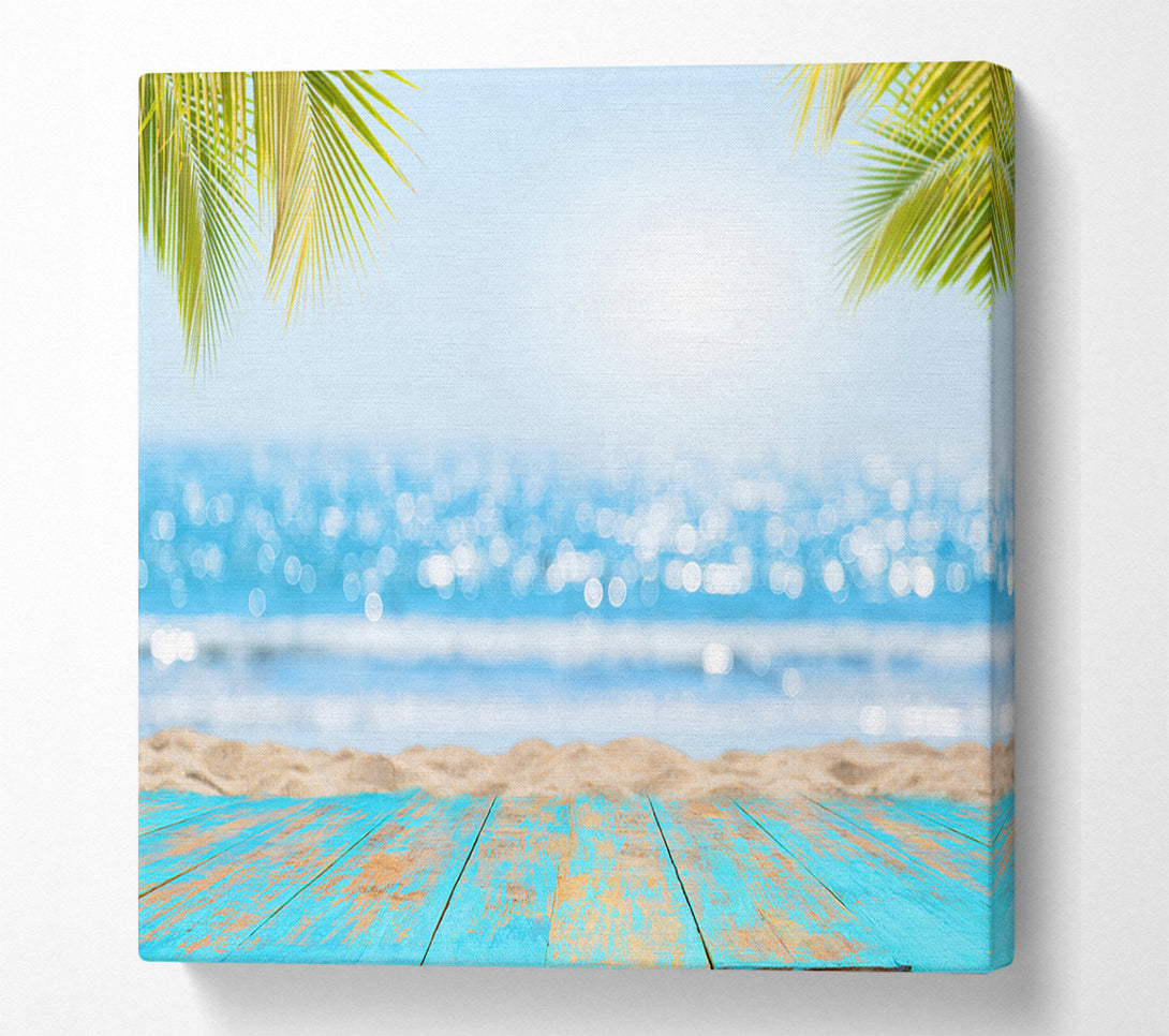  A Canvas Print of soft focus paradise Canvas Print