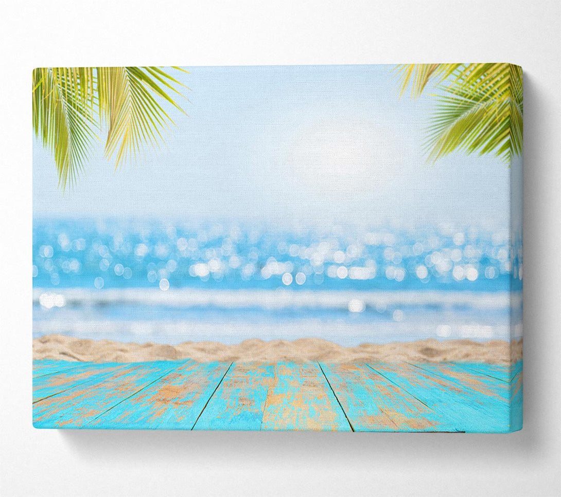  A Canvas Print of soft focus paradise Canvas Print