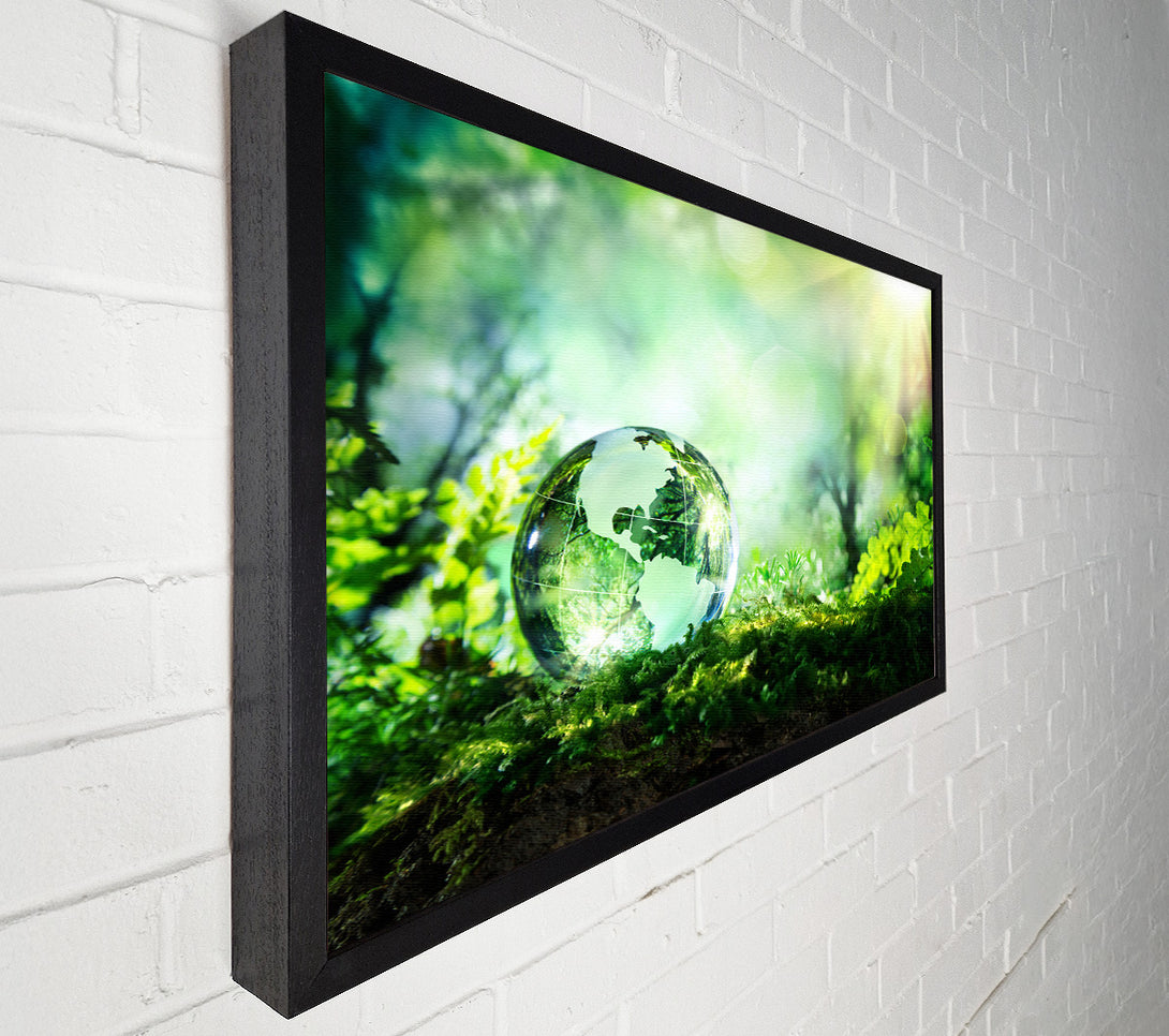  A Canvas Print of Droplet of the earth Canvas Print