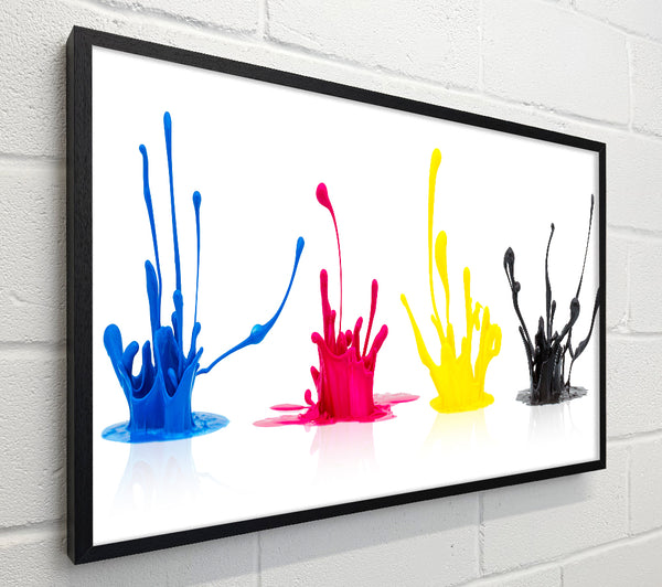 Four splashes of ink