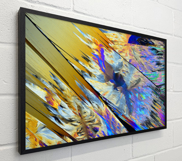 Neon Burnt Fractured colours