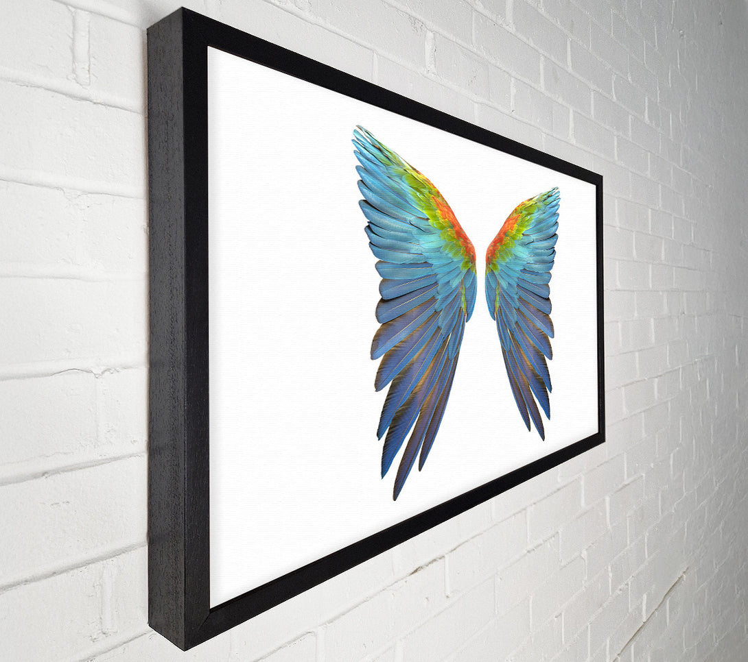  A Canvas Print of Parrot Vibrant wings Canvas Wall Art