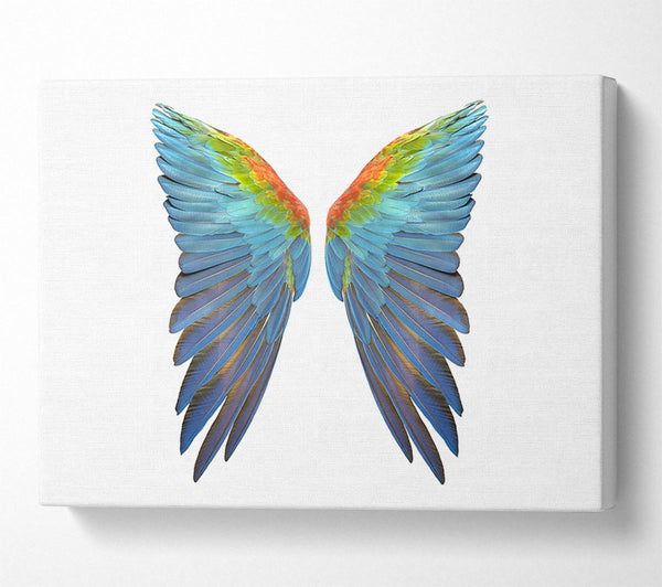  A Canvas Print of Parrot Vibrant wings Canvas Wall Art