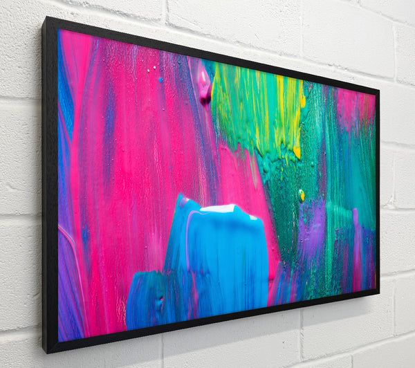Bold paint strokes